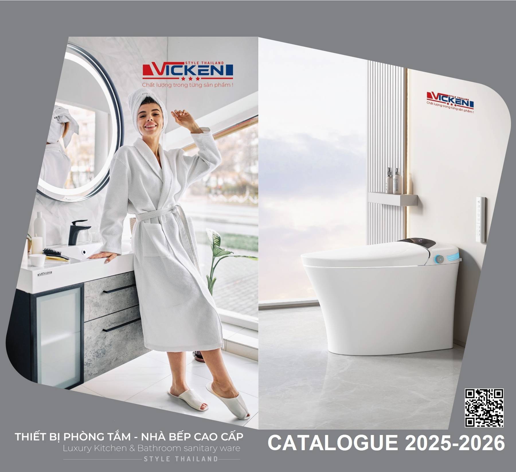 Catalogue và Bảng giá Thiết bị vệ sinh VICKEN 2025 /Page 1